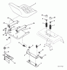 Husqvarna GTH 2548 (96023000300) - Garden Tractor (2005-05 & After) Listas de piezas de repuesto y dibujos Seat Assembly
