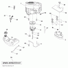Husqvarna GTH 263T (96041022600) - Garden Tractor (2011-04 & After) Listas de piezas de repuesto y dibujos ENGINE
