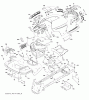 Husqvarna GTH 2648 (96043003002) - Garden Tractor (2008-02 & After) Listas de piezas de repuesto y dibujos Chassis