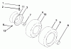 Husqvarna GTH 2654 (96025000101) - Garden Tractor (2005-06 & After) Listas de piezas de repuesto y dibujos Wheels & Tires