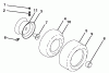 Husqvarna GTH 2654T (96043001001) - Garden Tractor (2006-03 & After) Listas de piezas de repuesto y dibujos Wheels And Tires