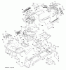 Husqvarna GTH 26K54 (96043003100) - Garden Tractor (2006-11 & After) Listas de piezas de repuesto y dibujos Chassis
