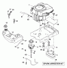 Husqvarna GTH 26K54T (96043001100) - Garden Tractor (2006-03 & After) Listas de piezas de repuesto y dibujos Engine