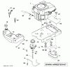 Husqvarna GTH 26K54T (96043001101) - Garden Tractor (2006-03 & After) Listas de piezas de repuesto y dibujos Engine