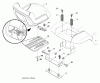 Husqvarna GTH 26K54T (96043001101) - Garden Tractor (2006-03 & After) Listas de piezas de repuesto y dibujos Seat Assembly