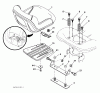 Husqvarna LGT 24K54 (96043012702) - Lawn Tractor (2011-08 & After) Listas de piezas de repuesto y dibujos SEAT