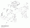 Husqvarna LGT 2554 (96043007400) - Lawn Tractor (2009-09 & After) Listas de piezas de repuesto y dibujos Engine