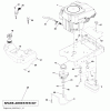 Husqvarna LGT 2554 (96045001501) - Lawn Tractor (2009-05 & After) Listas de piezas de repuesto y dibujos Engine
