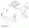 Husqvarna LGT 2554 (96045001504) - Lawn Tractor (2012-02 & After) Listas de piezas de repuesto y dibujos ENGINE