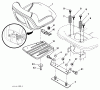 Husqvarna LGT 2554 (96045001504) - Lawn Tractor (2012-02 & After) Listas de piezas de repuesto y dibujos SEAT
