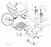 Husqvarna LGT 2554 (96045001701) - Lawn Tractor (2012-03 & After) Listas de piezas de repuesto y dibujos SEAT