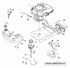 Husqvarna LOYTH 20F42T (96045000200) - Lawn Tractor (2006-02 & After) Listas de piezas de repuesto y dibujos Engine