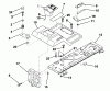 Husqvarna LR 12 (954002701) (HC12R38D) - Lawn Tractor (1996-01 & After) Listas de piezas de repuesto y dibujos Fender/Chassis