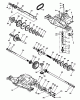 Husqvarna LR 12 (954002701) (HC12R38D) - Lawn Tractor (1996-01 & After) Listas de piezas de repuesto y dibujos Transaxle Dana