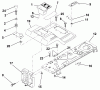 Husqvarna LRH 125 (954001222C) - Lawn Tractor (1995-03 & After) Listas de piezas de repuesto y dibujos Fender/Chassis