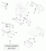 Husqvarna LT 1238B (954567024) - Lawn Tractor (2001-03 & After) Listas de piezas de repuesto y dibujos Engine