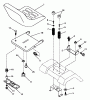 Husqvarna LT 125 (954002711) (HC12542C) - Lawn Tractor (1996-04 & After) Listas de piezas de repuesto y dibujos Seat Assembly