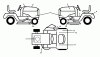 Husqvarna LT 152 (96041002907) - Lawn Tractor (2011-07 & After) Listas de piezas de repuesto y dibujos DECALS
