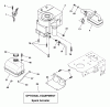 Husqvarna LT 16542 (96013001900) - Lawn Tractor (2006-02 & After) Listas de piezas de repuesto y dibujos Engine