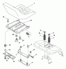 Husqvarna LT 16542 (96013001900) - Lawn Tractor (2006-02 & After) Listas de piezas de repuesto y dibujos Seat Assembly