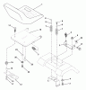 Husqvarna LT 18542 A (954571748) - Lawn Tractor (2003-11 & After) Listas de piezas de repuesto y dibujos Seat Assembly