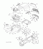 Jonsered LT2213 (96041007902) - Lawn & Garden Tractor (2010-07) Listas de piezas de repuesto y dibujos CHASSIS / FRAME