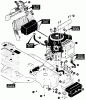 Husqvarna LT 4140G (E4014-030) - Lawn Tractor (1994-01 & After) Listas de piezas de repuesto y dibujos Engine