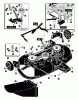 Husqvarna LT 4140H (E4014-040) - Lawn Tractor (1994-01 & After) Listas de piezas de repuesto y dibujos Deck (B)
