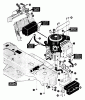Husqvarna LT 4140H (E4014-040) - Lawn Tractor (1994-01 & After) Listas de piezas de repuesto y dibujos Engine