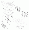 Husqvarna LTH 120 (954140003) (HCLTH120A) - Lawn Tractor (1997-11 & After) Listas de piezas de repuesto y dibujos Seat Assembly