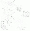 Husqvarna LTH 120 (954140003) (HCLTH120B) - Lawn Tractor (1999-01 & After) Listas de piezas de repuesto y dibujos Seat Assembly