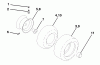 Husqvarna LTH 130 (954140005) (HCLTH130J) - Lawn Tractor (1999-01 & After) Listas de piezas de repuesto y dibujos Wheels & Tires