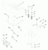 Husqvarna LTH 130 (954140005D) - Lawn Tractor (1998-02 & After) Listas de piezas de repuesto y dibujos Seat Assembly