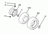 Husqvarna LTH 130 (954140005H) - Lawn Tractor (1998-07 & After) Listas de piezas de repuesto y dibujos Wheels & Tires