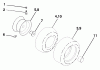 Husqvarna LTH 1342 (954568519) (LTHK 1342 B) - Lawn Tractor (2002-02 & After) Listas de piezas de repuesto y dibujos Wheels & Tires