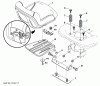 Husqvarna LTH 18538 (96043010400) - Lawn Tractor (2010-01 & After) Listas de piezas de repuesto y dibujos Seat Assembly