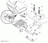 Husqvarna LTH 18538 (96043010500) - Lawn Tractor (2010-04 & After) Listas de piezas de repuesto y dibujos Seat Assembly