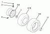 Husqvarna LTH 18542C (954571731) - Lawn Tractor (2004-08 & After) Listas de piezas de repuesto y dibujos Wheels & Tires