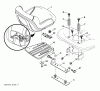 Husqvarna LTH 2038 (96043014500) - Lawn Tractor (2012-08 & After) Listas de piezas de repuesto y dibujos SEAT