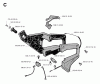 Jonsered 2045 - Chainsaw (1993-05) Listas de piezas de repuesto y dibujos HANDLE