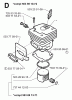 Jonsered 2065 - Chainsaw (1997-02) Listas de piezas de repuesto y dibujos CYLINDER PISTON