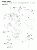 Jonsered LRH13 (J813H36B, 954130024) - Lawn & Garden Tractor (1998-12) Listas de piezas de repuesto y dibujos MOWER DECK / CUTTING DECK