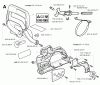 Jonsered CS2159 - Chainsaw (2006-02) Listas de piezas de repuesto y dibujos CHAIN BRAKE CLUTCH COVER