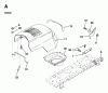 Jonsered LRH13 - 36" Lawn & Garden Tractor (1997-04) Listas de piezas de repuesto y dibujos HOOD