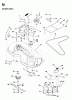 Jonsered LRH13 - 36" Lawn & Garden Tractor (1997-04) Listas de piezas de repuesto y dibujos MOWER DECK / CUTTING DECK