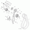 Jonsered ST 2109 E (96191004005) - Snow Thrower (2012-06) Listas de piezas de repuesto y dibujos CHASSIS ENGINE PULLEYS #4