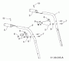 Jonsered ST 2109 E (96191004005) - Snow Thrower (2012-06) Listas de piezas de repuesto y dibujos HANDLE #3
