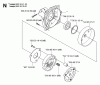 Jonsered FC2145 - String/Brush Trimmer (2006-10) Listas de piezas de repuesto y dibujos CLUTCH