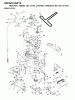 Jonsered LT15A (J15H42F, 954130037) - Lawn & Garden Tractor (2000-04) Listas de piezas de repuesto y dibujos MOWER DECK / CUTTING DECK