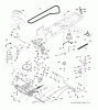 Jonsered LT2113 (96011026606) - Lawn & Garden Tractor (2011-10) Listas de piezas de repuesto y dibujos DRIVE